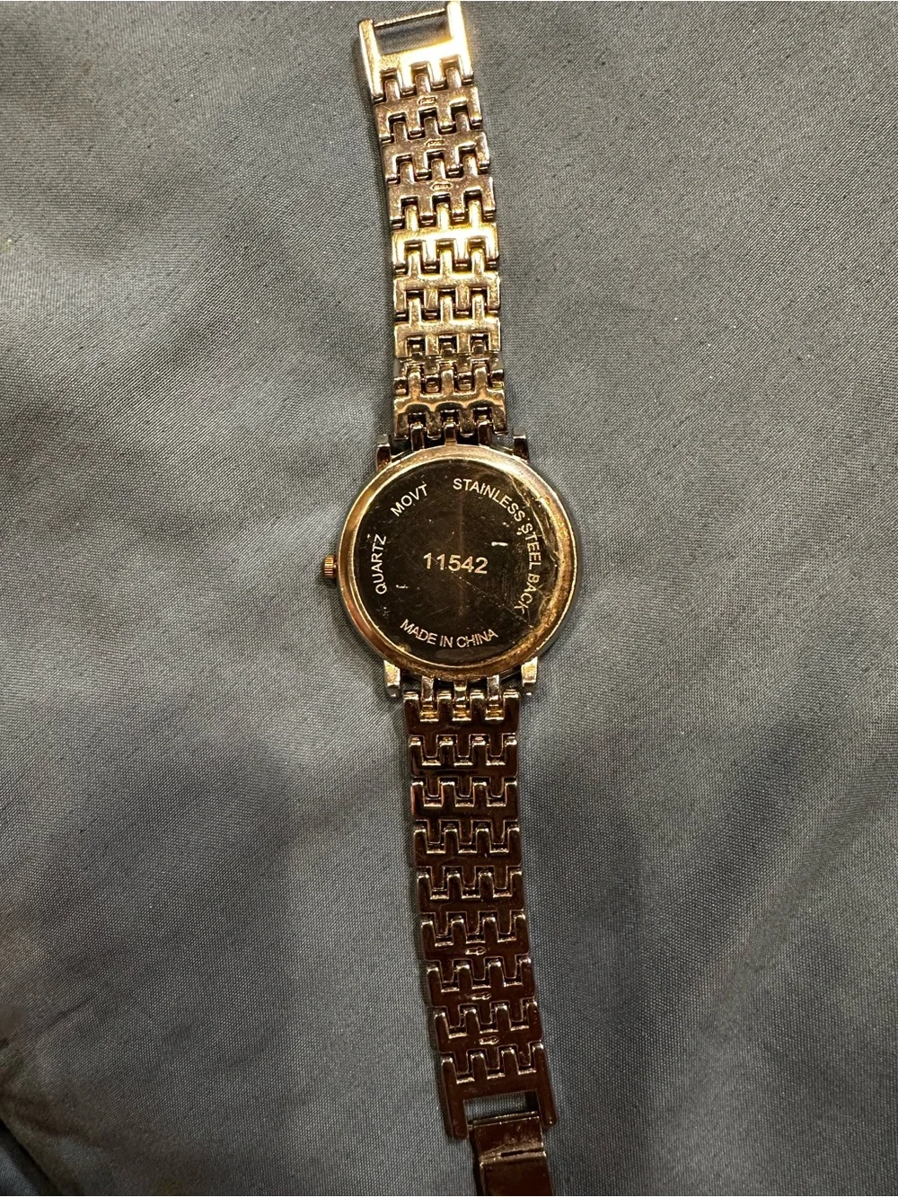 Classic Gold and Silver -Tone Crystal Bezel Bracelet Watch